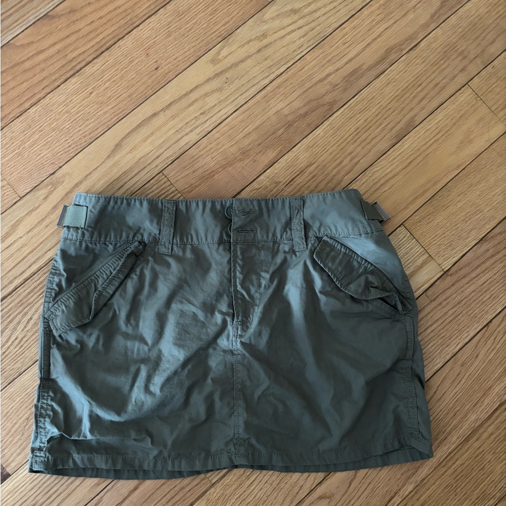 H&M Olive Green Mini Skirt